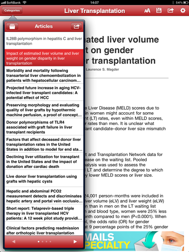 LiverTransplantationArticles