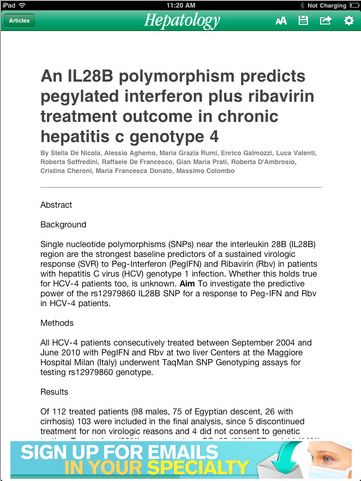  Hepatology abstracts