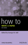 How to Write a Paper, 5th edition